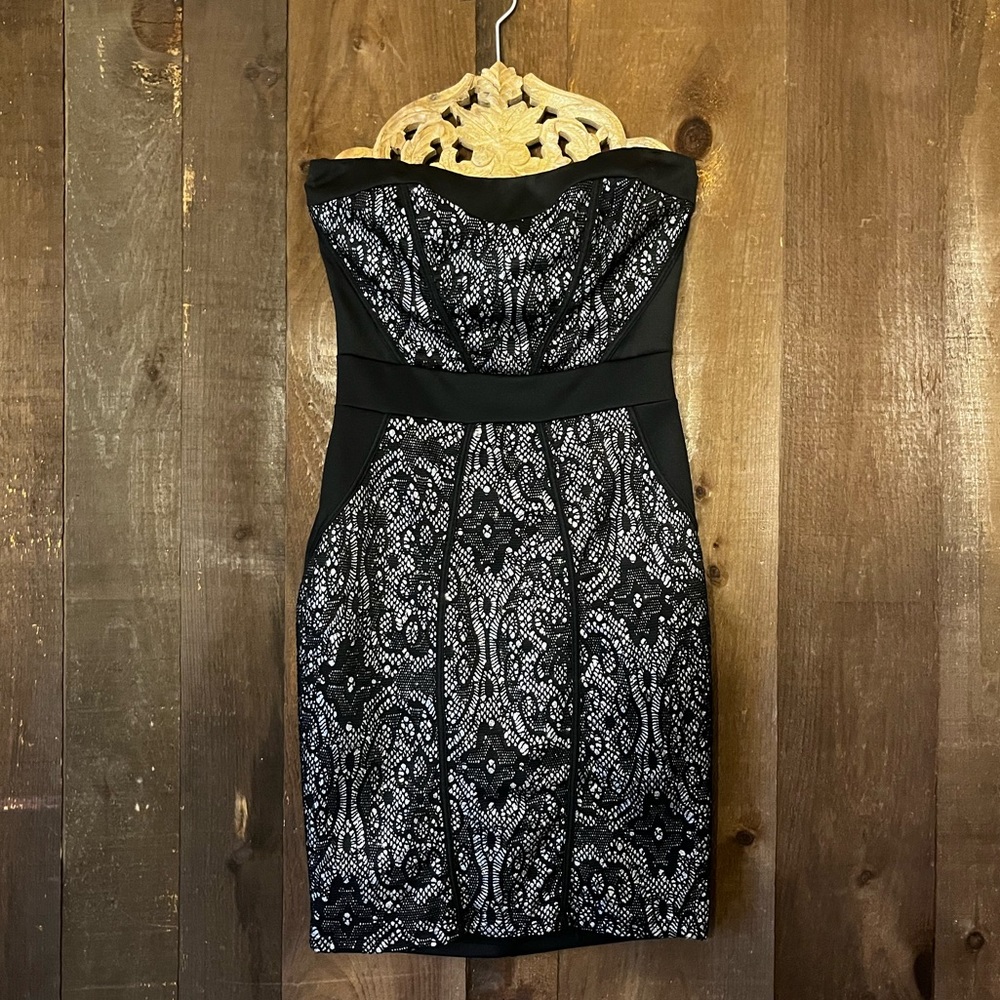 ECLIPSE - Holiday Dress - Bodycon Corset look - Sparkles